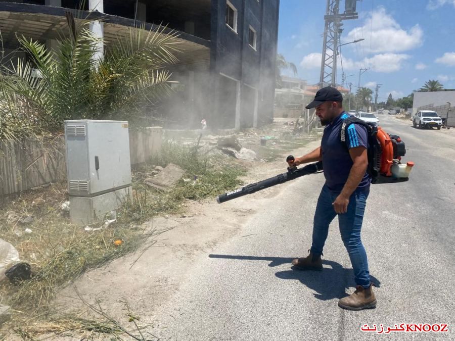 حملة تنظيف أطراف الطرقات في كفرقرع استقبالا لعيد الأضحى المبارك